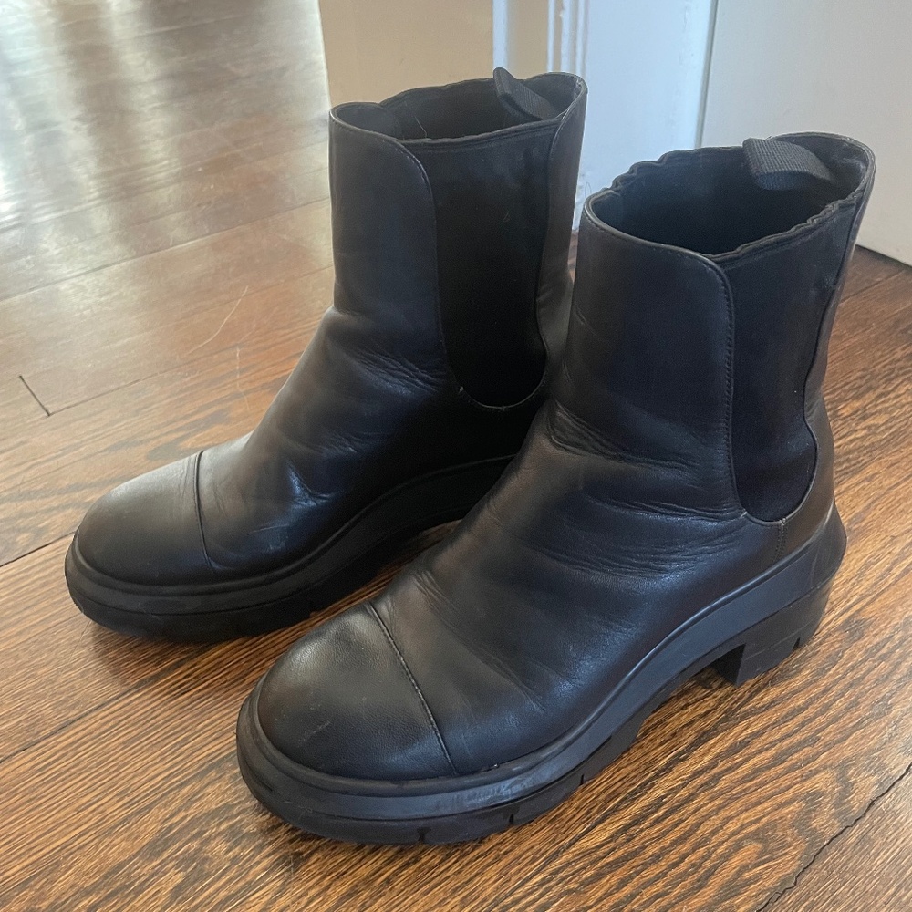 Stuart Weitzman Combat Boots
